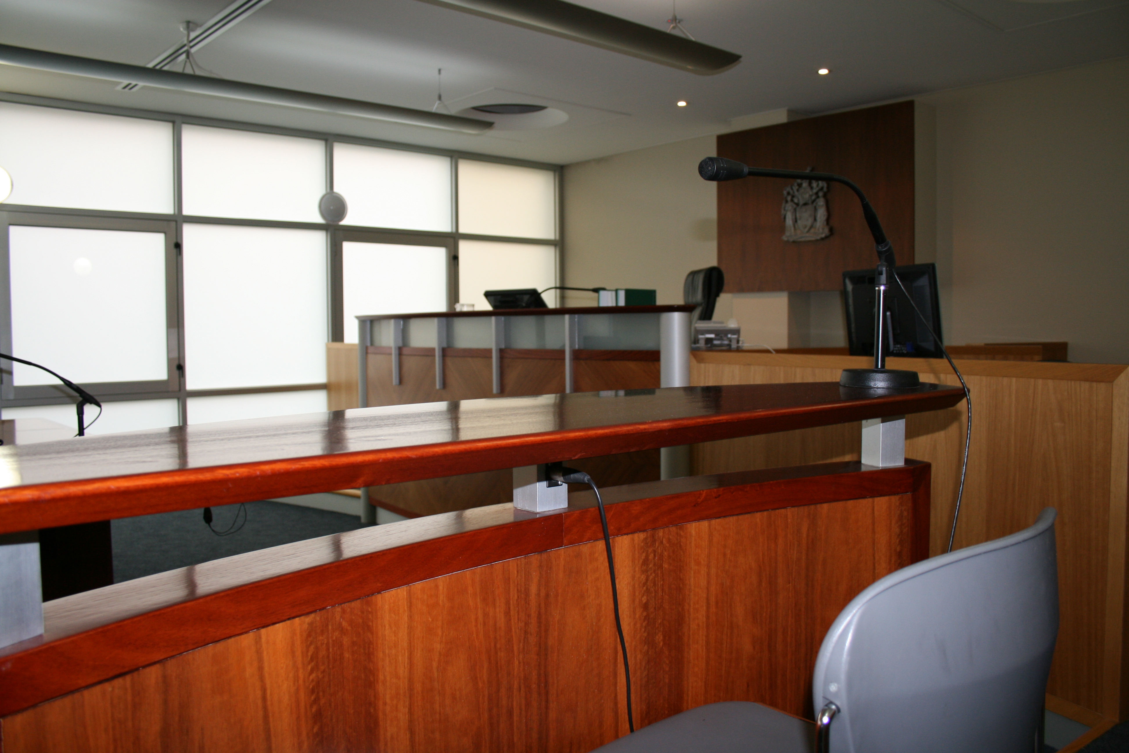 Courtroom in Ringwood Magistrates' Court