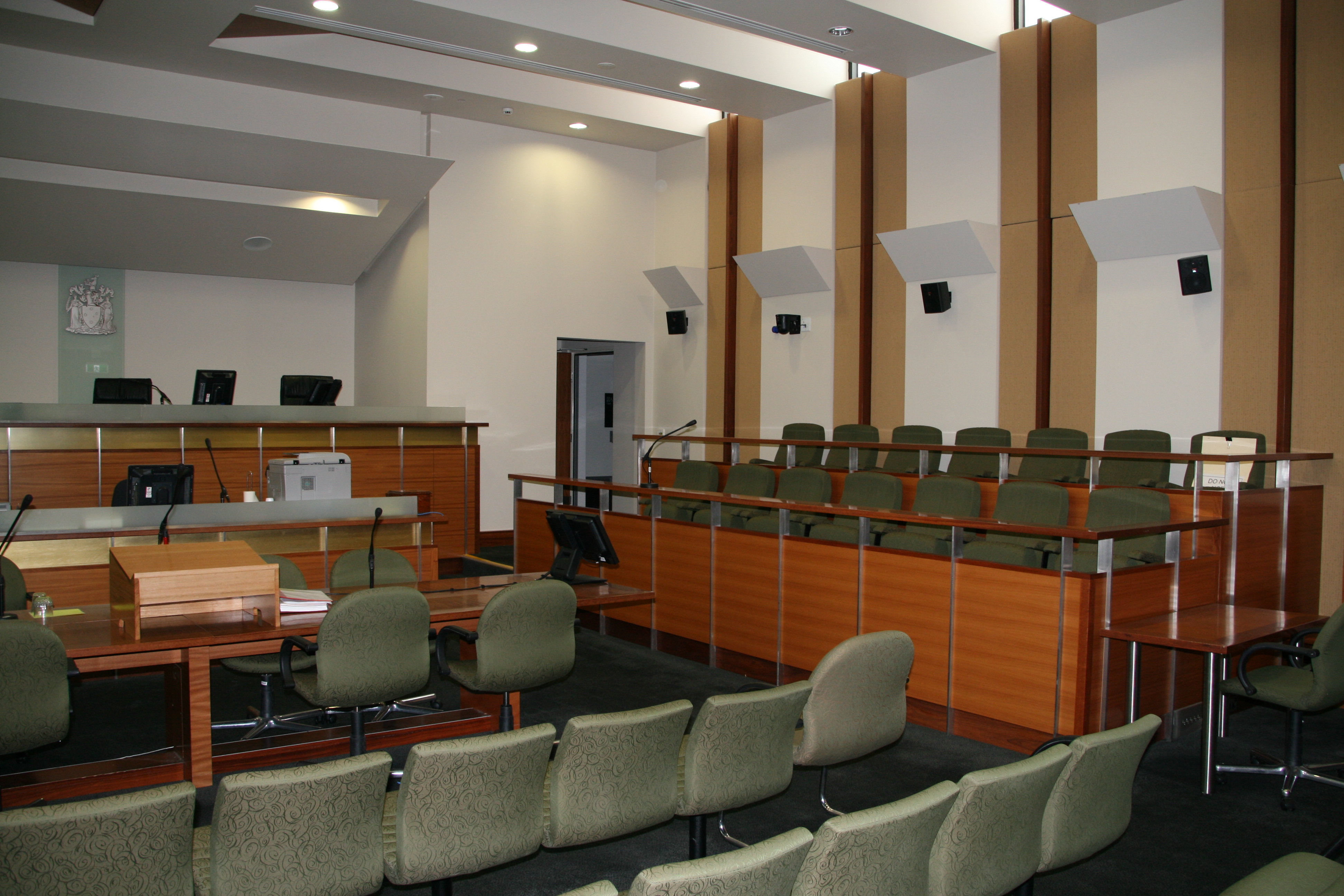 Courtroom in the Ballarat Magistrates' Court