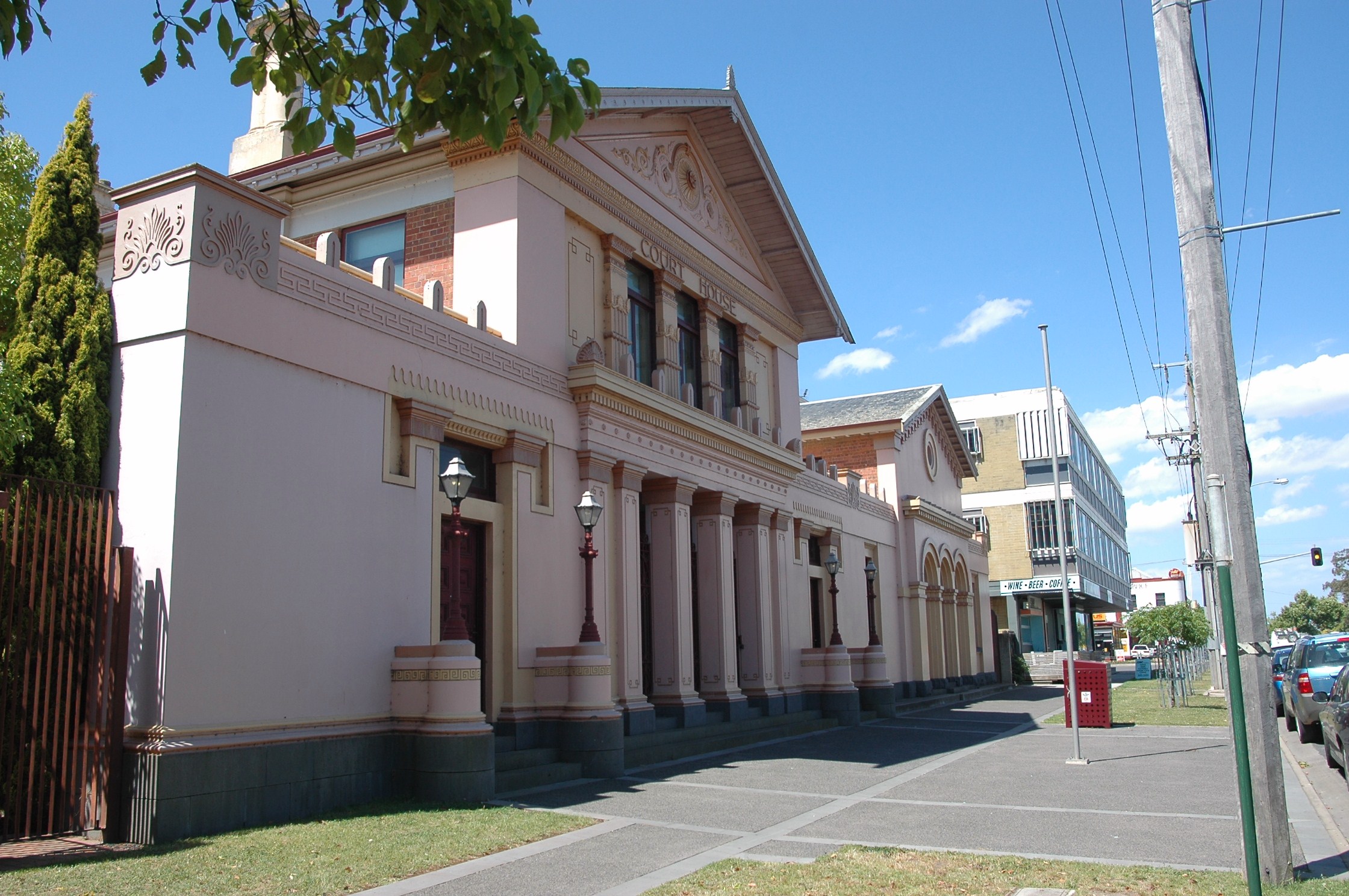 Outside view of Sale Magistrates' Court