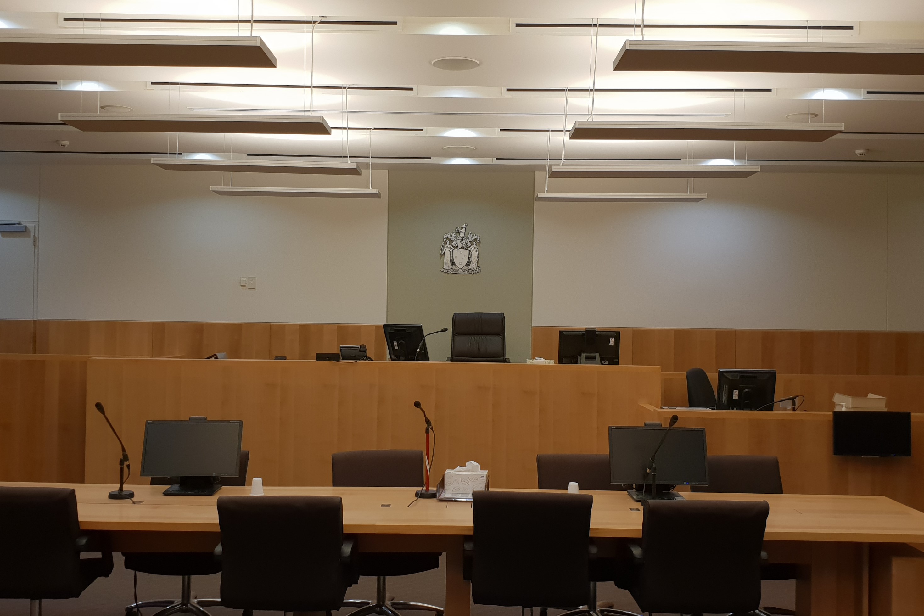 Courtroom at Warrnambool Magistrates' Court