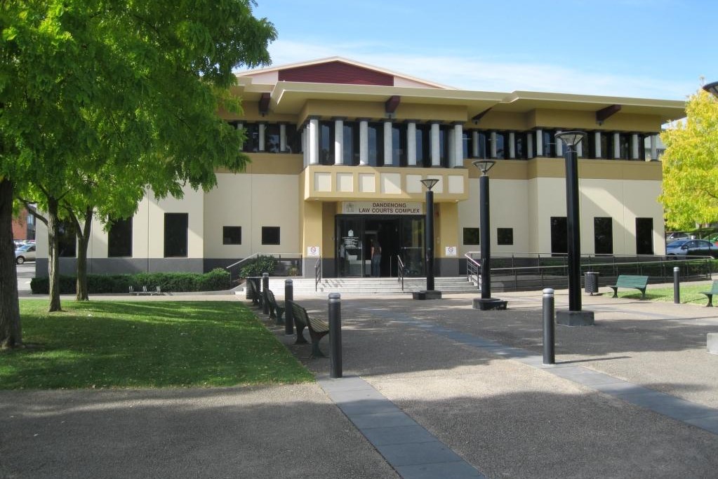 Outside of Dandenong Magistrates' Court