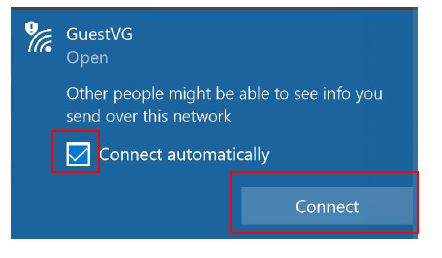 Connecting to the network